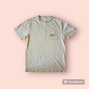 Vineyard Vines Las Vegas Men's Short Sleeve T-Shirt Jeep American Flag, Size Sma